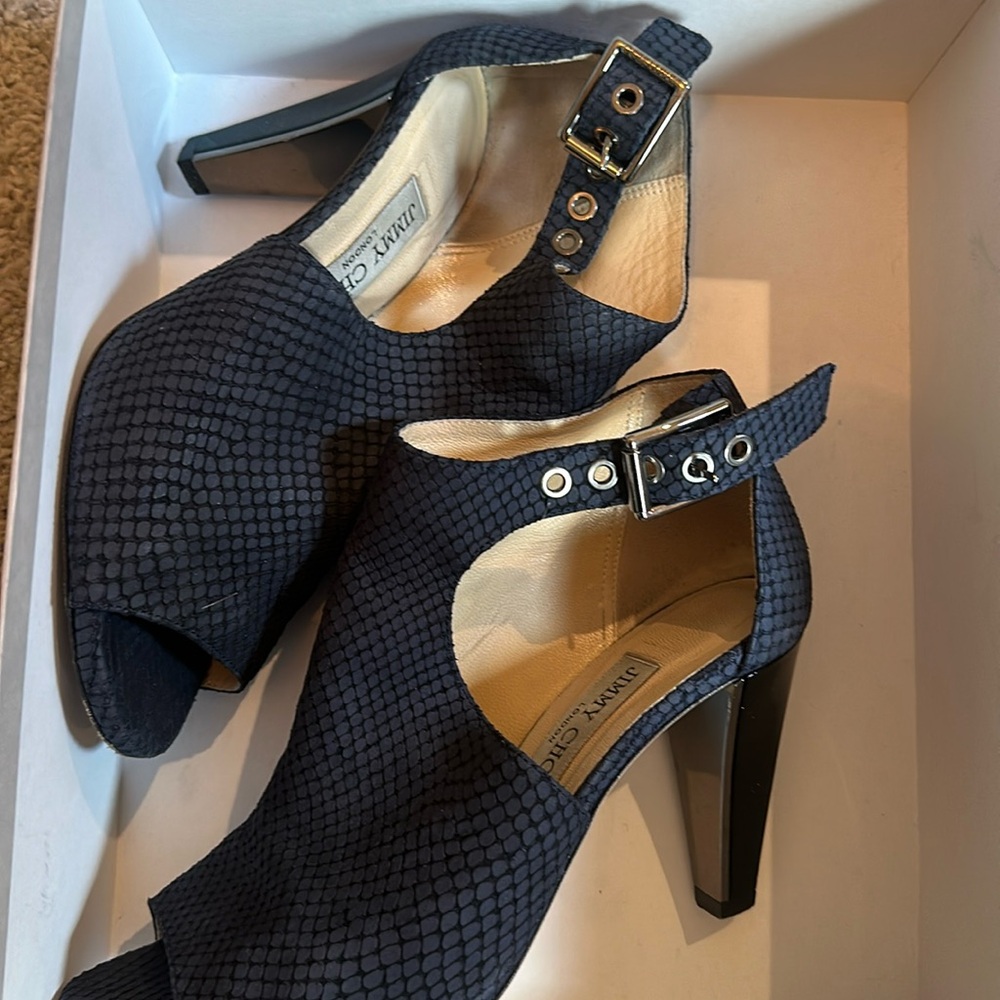 Jimmy Choo Navy heel